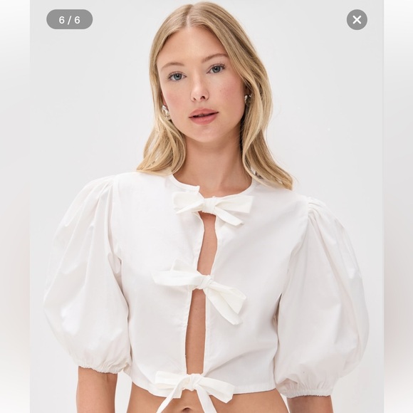 NWT The Lulo Project crop Orchid top - Picture 9 of 10